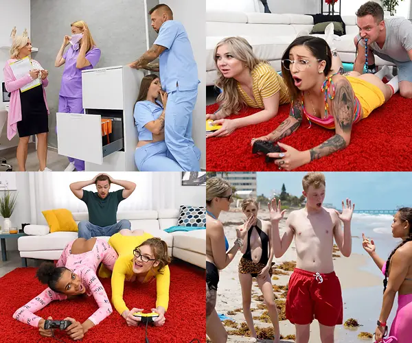 ¡Jóvenes adolescentes en el mejor porno hardcore con enormes pollas!