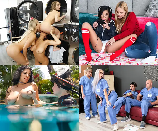 ¡Chicas desnudas haciendo cosas increíbles a la cámara!