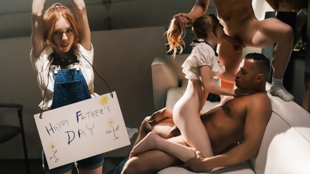 Nada dice "Te amo, no me gusta" si permitirle atar a su hija - chicas desnudas