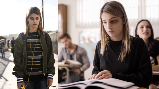 La primera lección escolar en esta verdadera película, sorprendentemente, sobre el interés y las chicas populares.