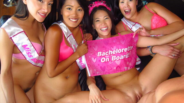 Asia Bachererette fue atrapada por una cuerda en su soltera - chicas desnudas