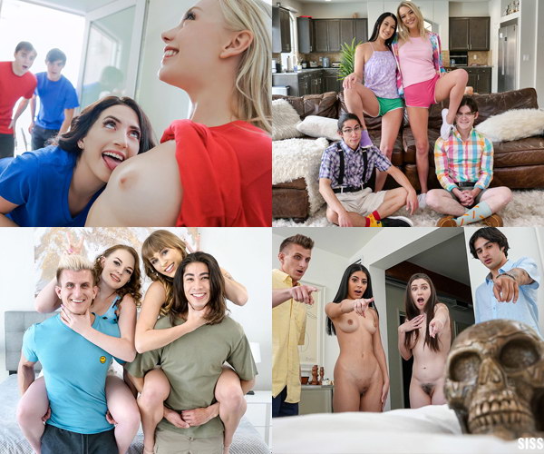 ¡Los hermanos Horny han convertido a las hermanas para dormir!