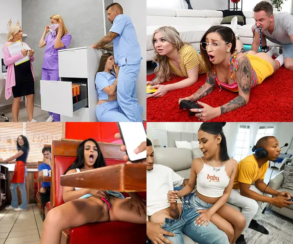 ¡Las chicas desnudas fueron atrapadas por la cámara!